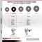 Service Caster 3.5 Inch Phenolic Wheel Swivel 3/4 Inch Square Stem Caster Set SCC-SQ20S3514-PHS-34-4 - alternate 3